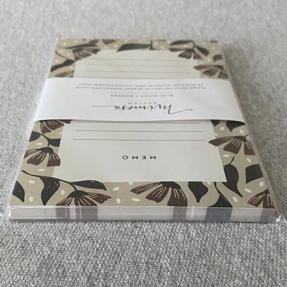 NWT Mimosa Design Simone's Notepad Floral Patterned Notepad - Picture 4 of 8